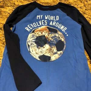 Soccer long sleeve tee